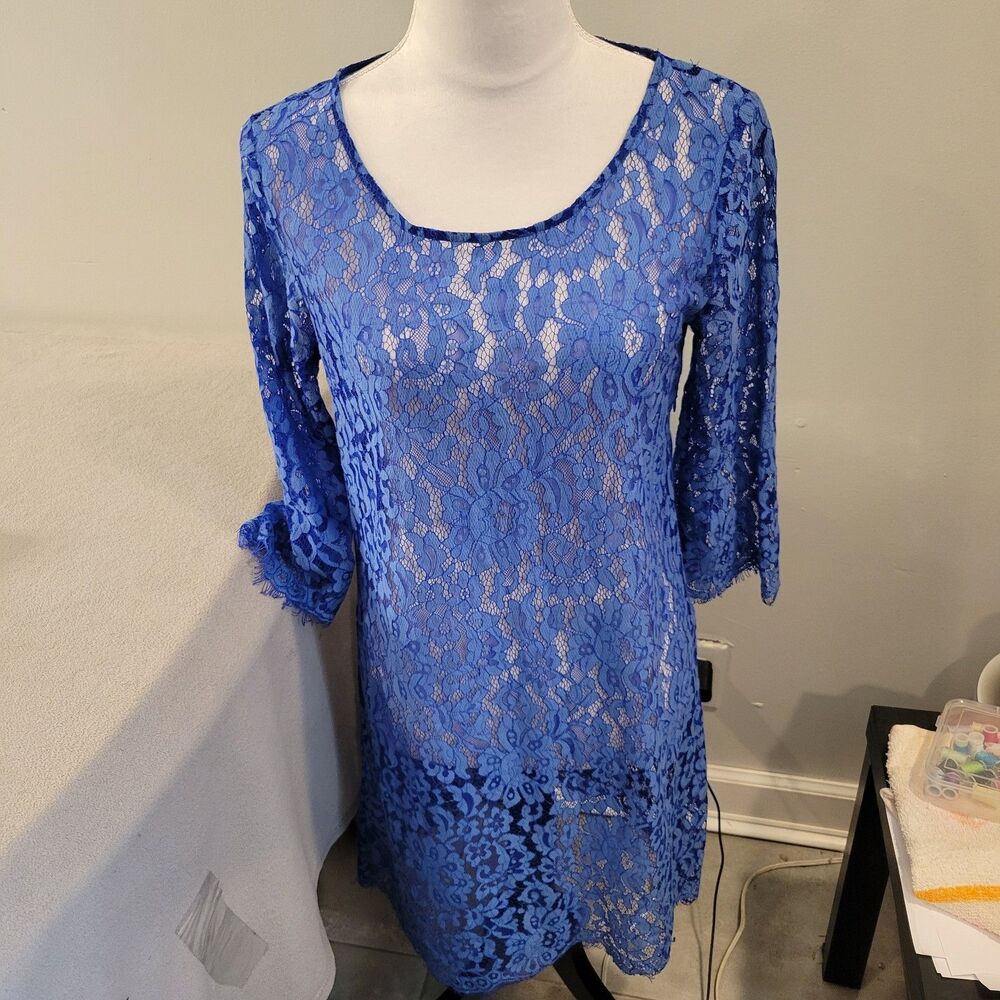 Anthropologie HD Design in Paris Lace Dress ONLY Sz M
